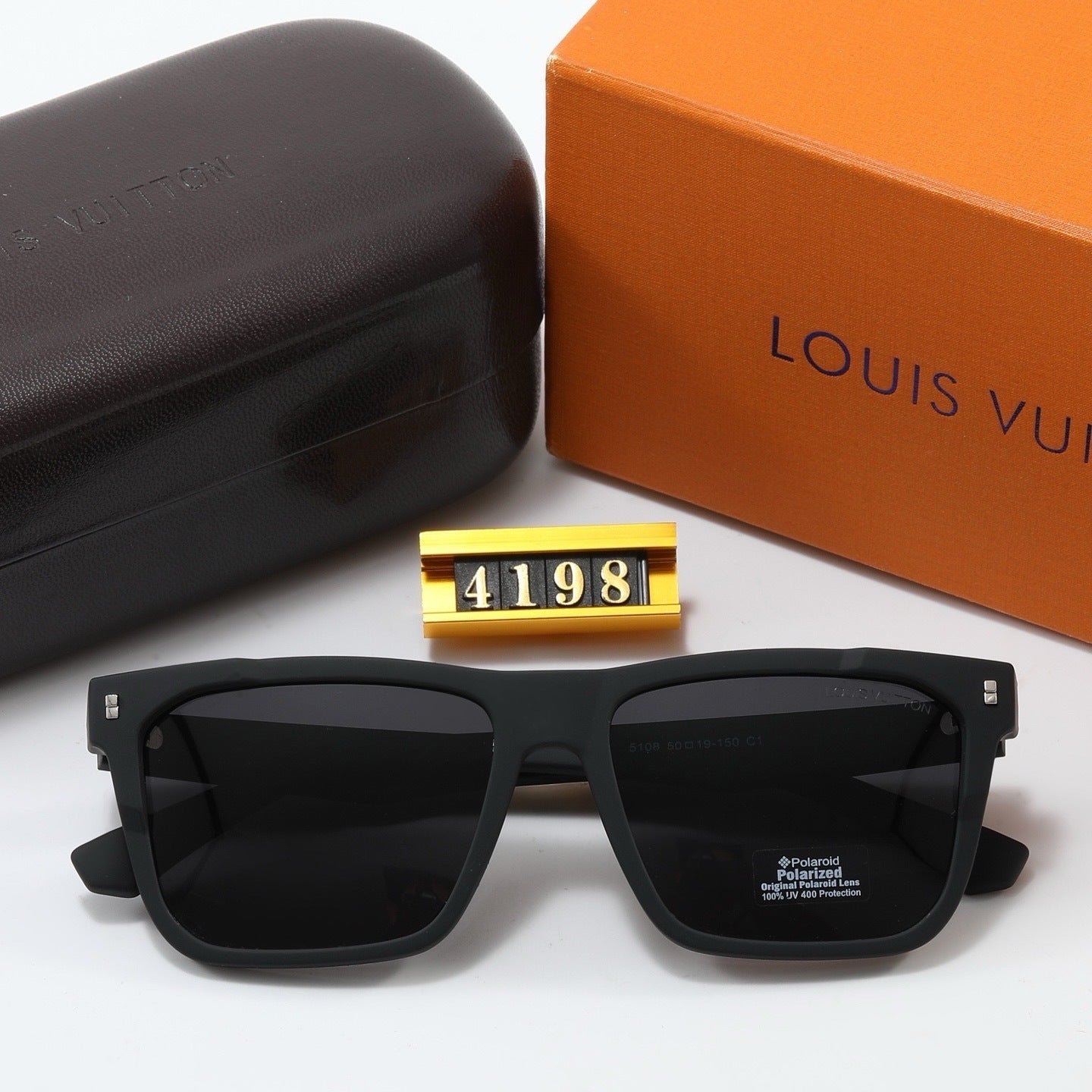 Temple Printed Square Sunglasses