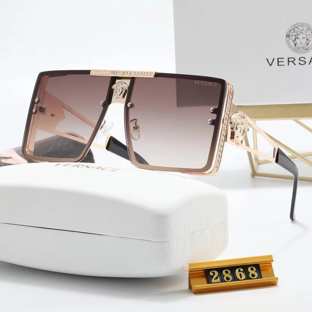 2026 New Fashion Oversized Metal Square HD Sunglasses