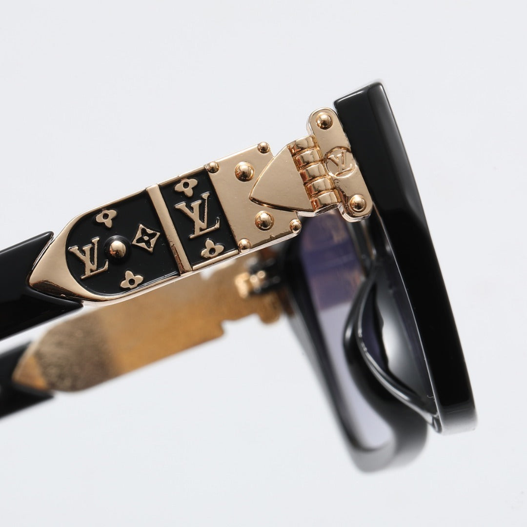 Metal Plaque Cat-Eye Sunglasses