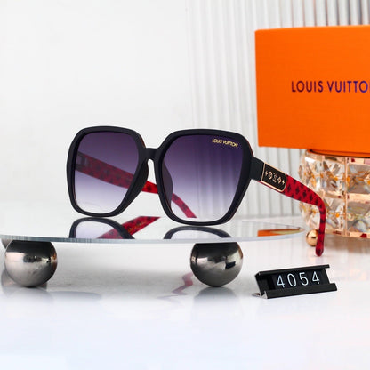 Monogram Temples Oversized Sunglasses 4054