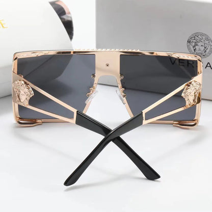 2026 New Fashion Oversized Metal Square HD Sunglasses