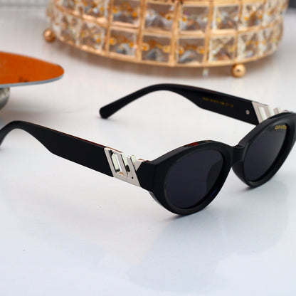 Cat Eye Sunglasses with Metal Side Detail  6162