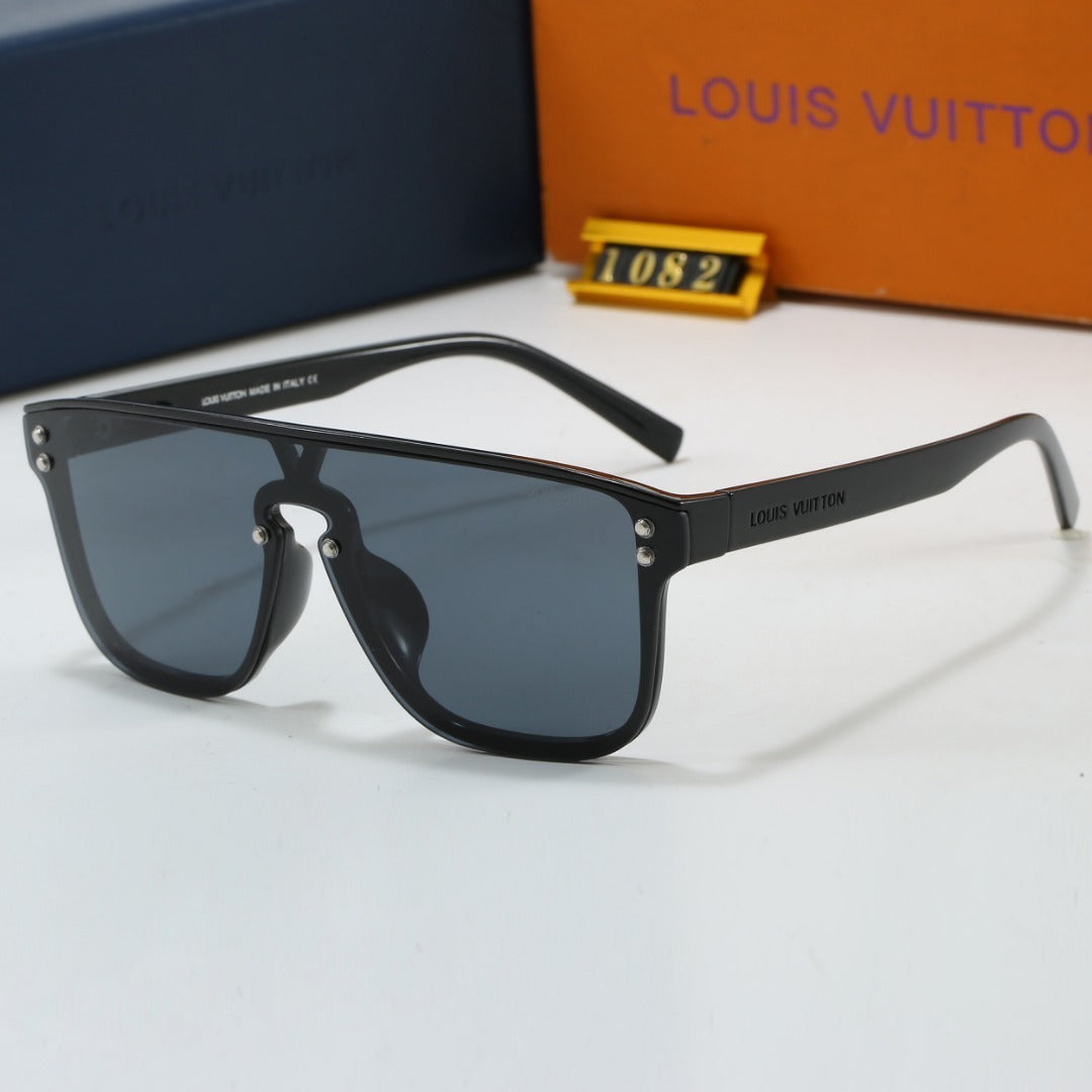 Riveted Printed Oversized Sunglasses