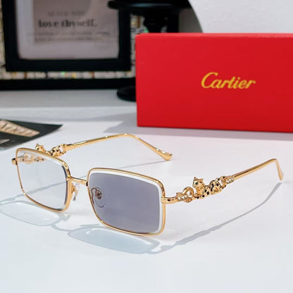 7 Color  Diamond Cheetah Sunglasses
