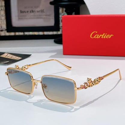 7 Color  Diamond Cheetah Sunglasses