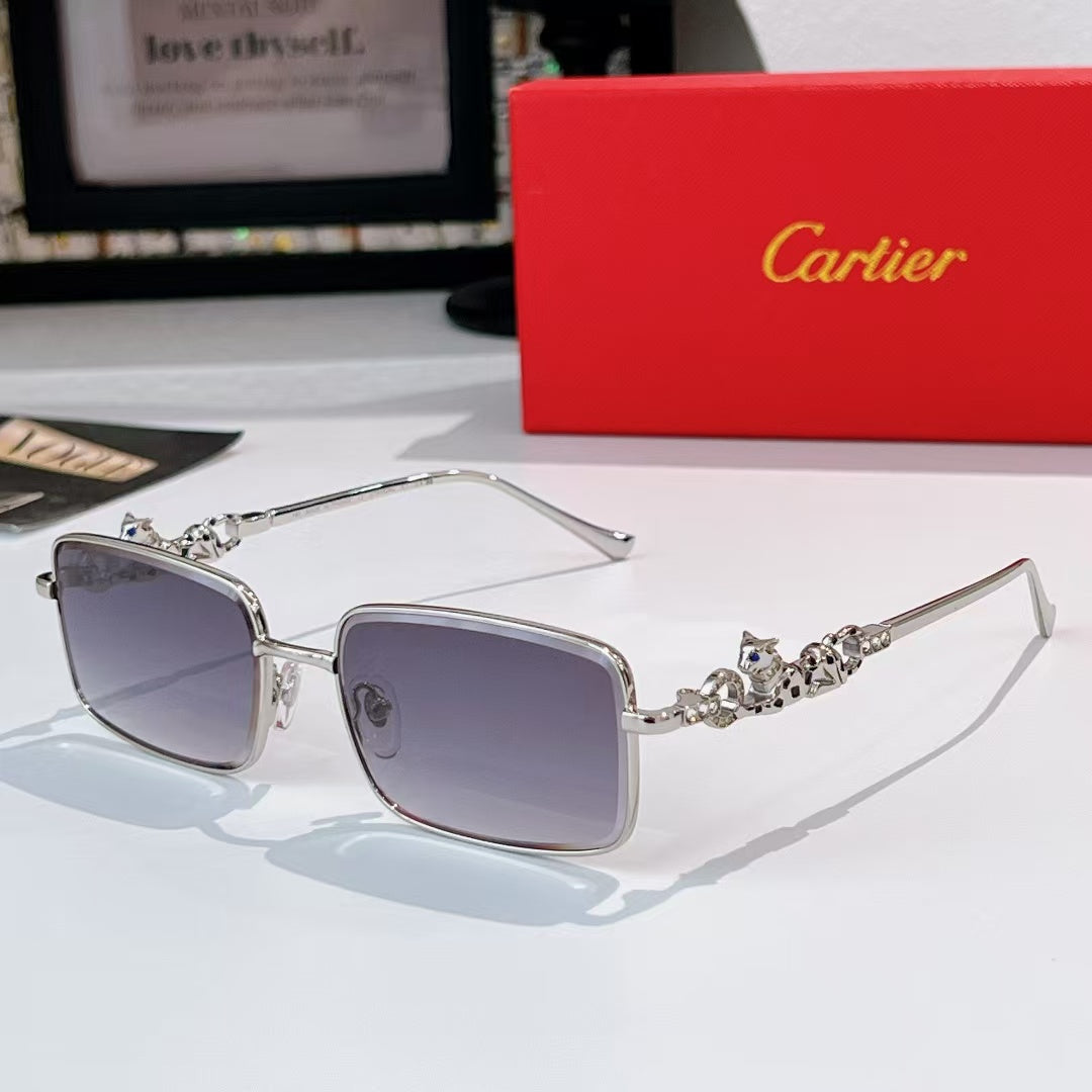 7 Color  Diamond Cheetah Sunglasses