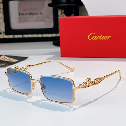 7 Color  Diamond Cheetah Sunglasses