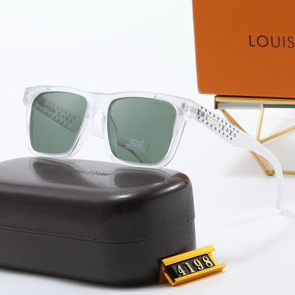 Temple Printed Square Sunglasses