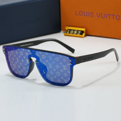 Riveted Printed Oversized Sunglasses