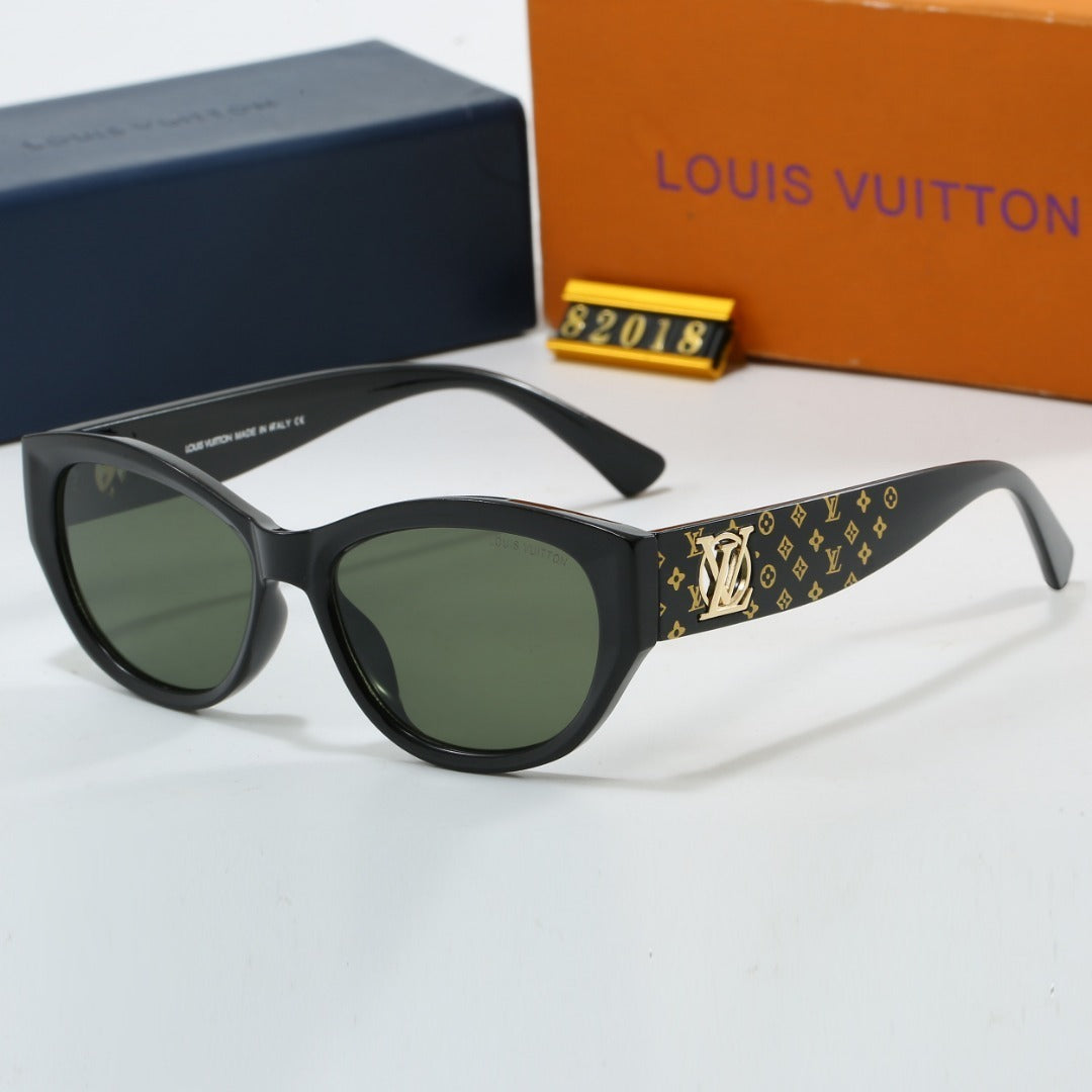 Temple Printed Cat-Eye Sunglasses