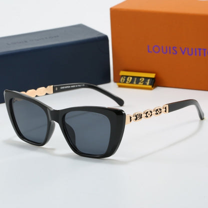 Cat Eye Sunglasses with Metal Chain Detail (Model 69124)