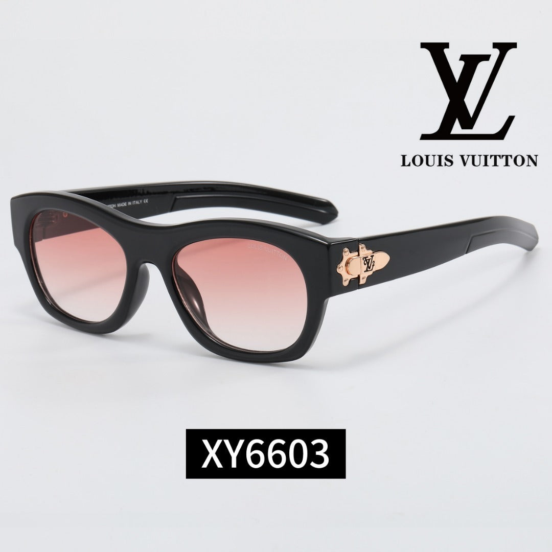 Thick Frame Cat-Eye Sunglasses with Metal Decoration XY6603