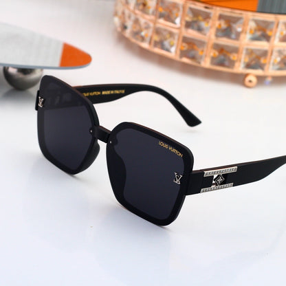 Metal Logo Oversized Sunglasses 0921