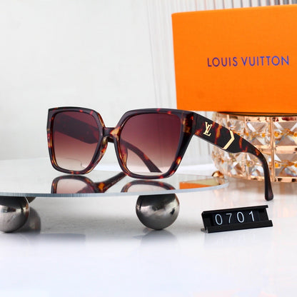 V-Logo Oversized Sunglasses (Model 0701)