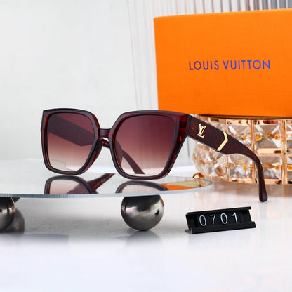 V-Logo Oversized Sunglasses (Model 0701)
