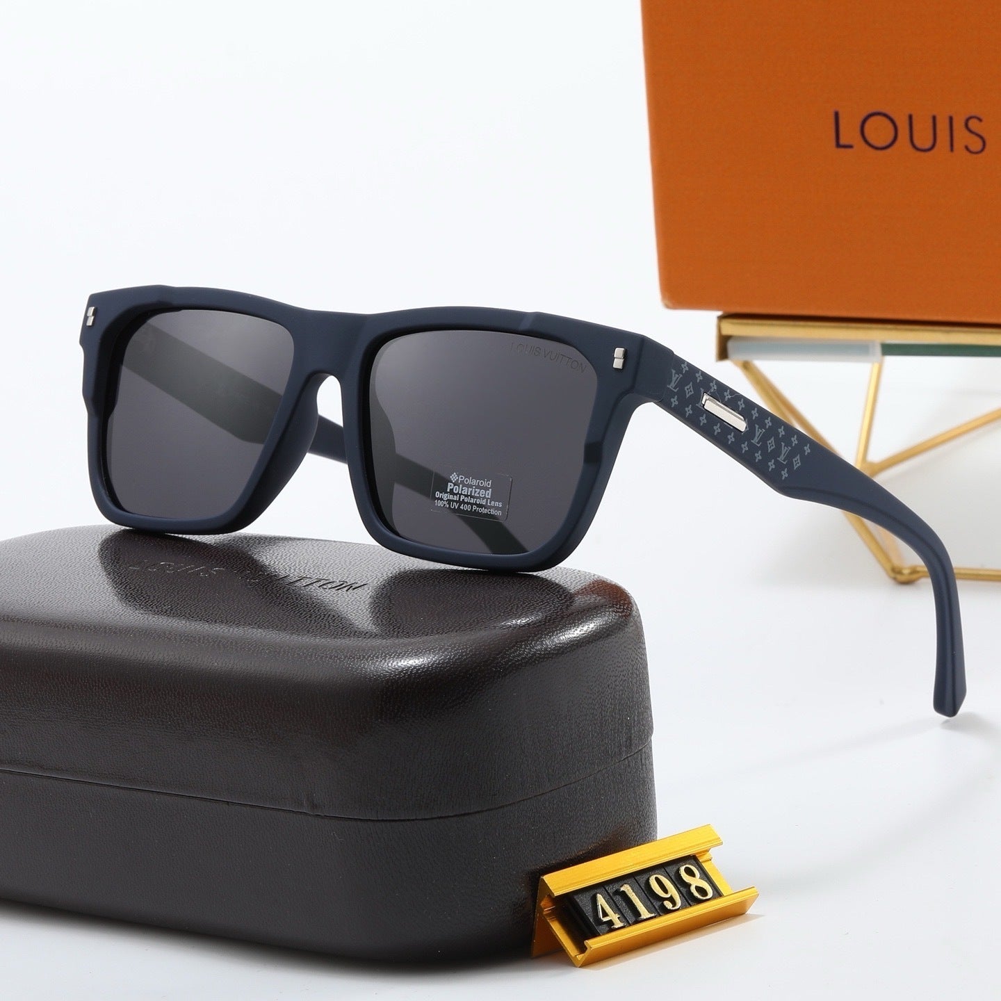 Temple Printed Square Sunglasses