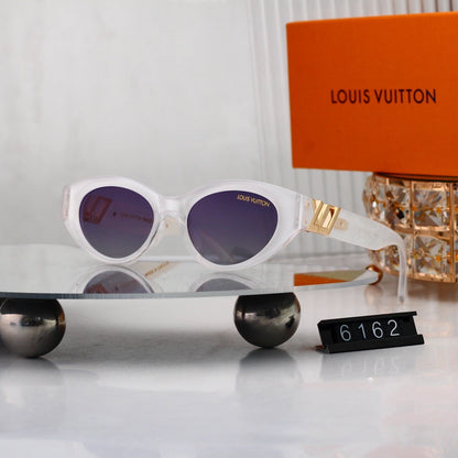 Cat Eye Sunglasses with Metal Side Detail  6162