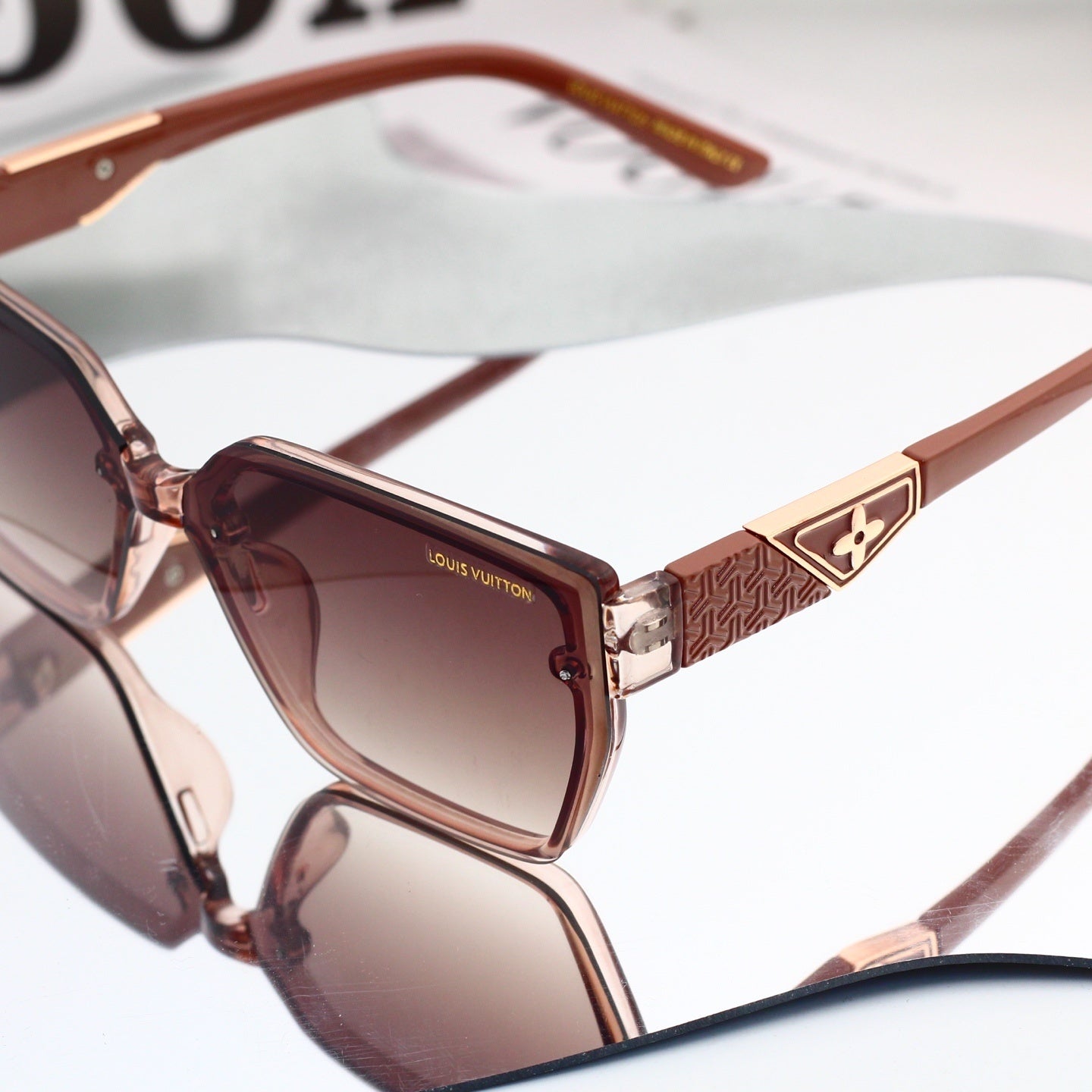 Oversized Polygonal Fashion Sunglasses 68803