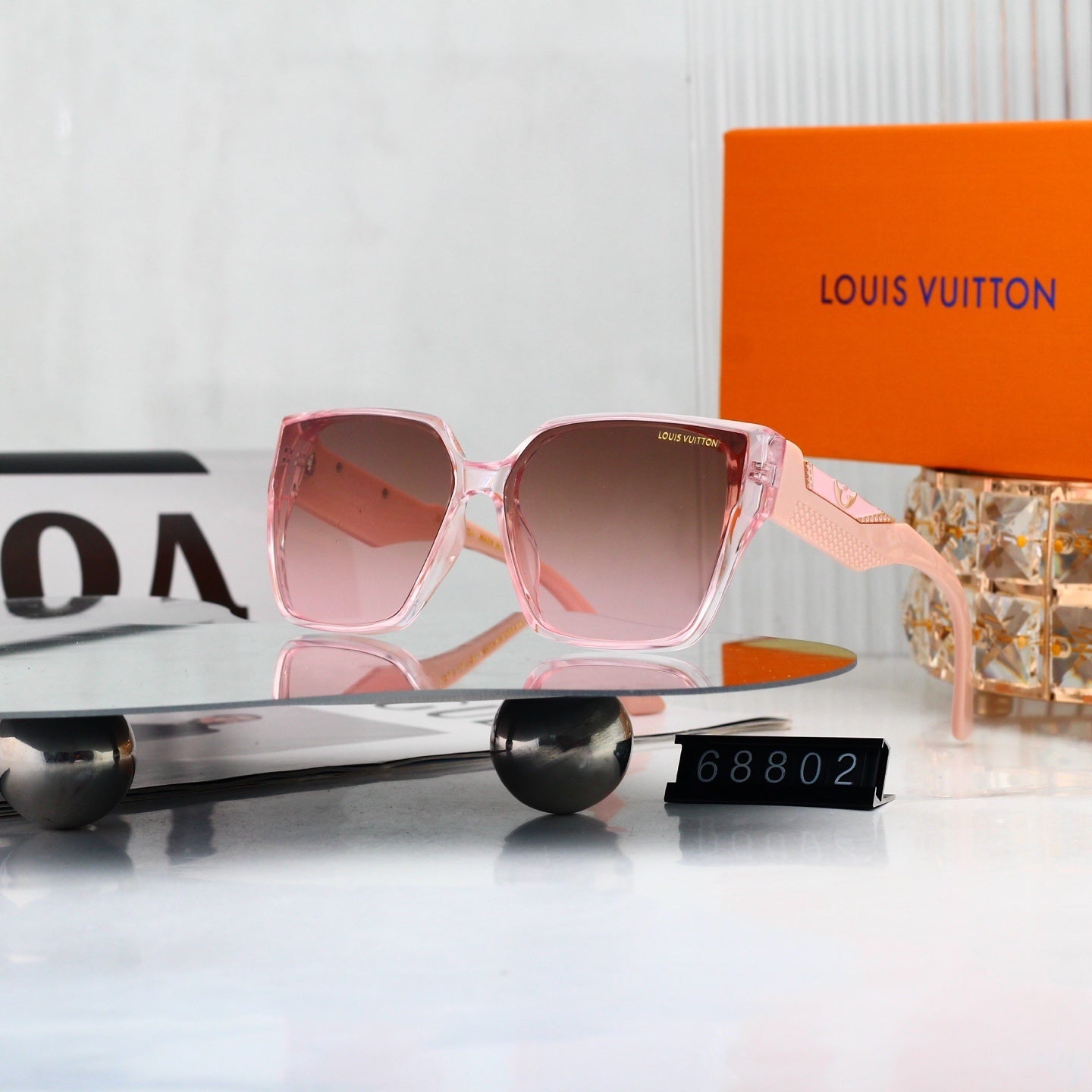 Oversized Polygonal Fashion Sunglasses 68802