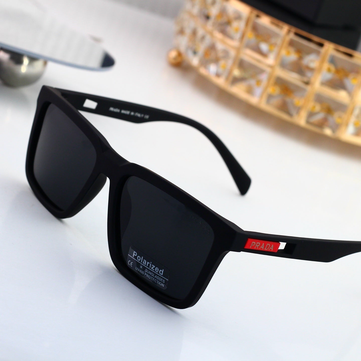 Polarized Sunglasses Fashion Square Frame Sunglasses  79005