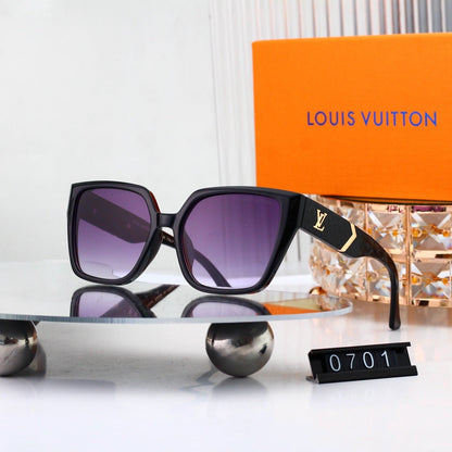 V-Logo Oversized Sunglasses (Model 0701)