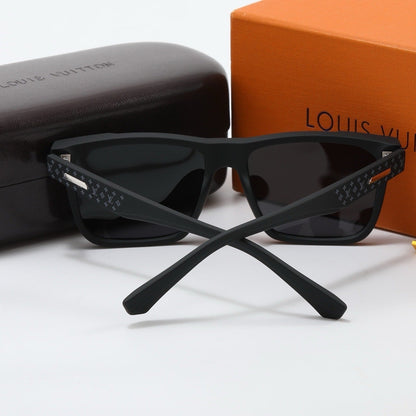 Temple Printed Square Sunglasses