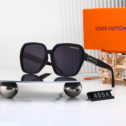Monogram Temples Oversized Sunglasses 4054