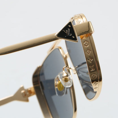 Double Bridge Metal Square Sunglasses