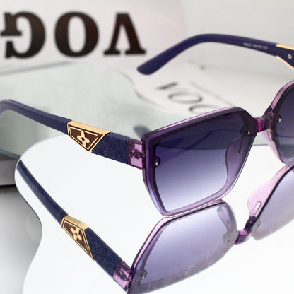 Oversized Polygonal Fashion Sunglasses 68803