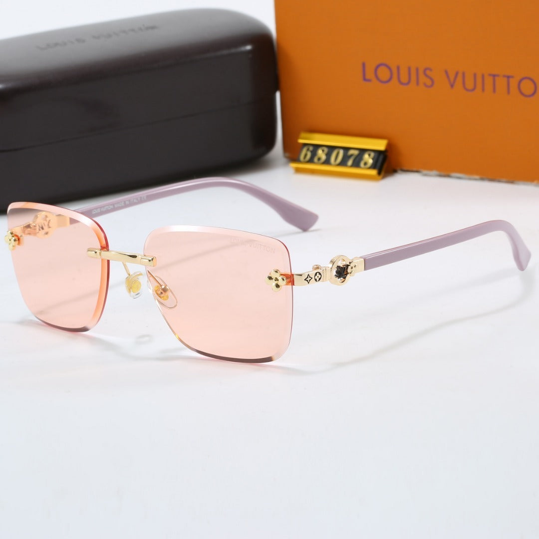 Clover Stud Rimless Sunglasses