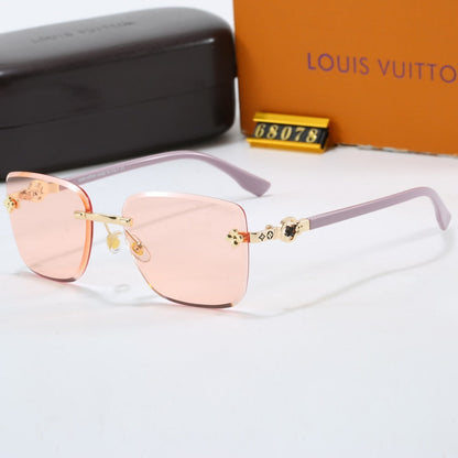 Clover Stud Rimless Sunglasses