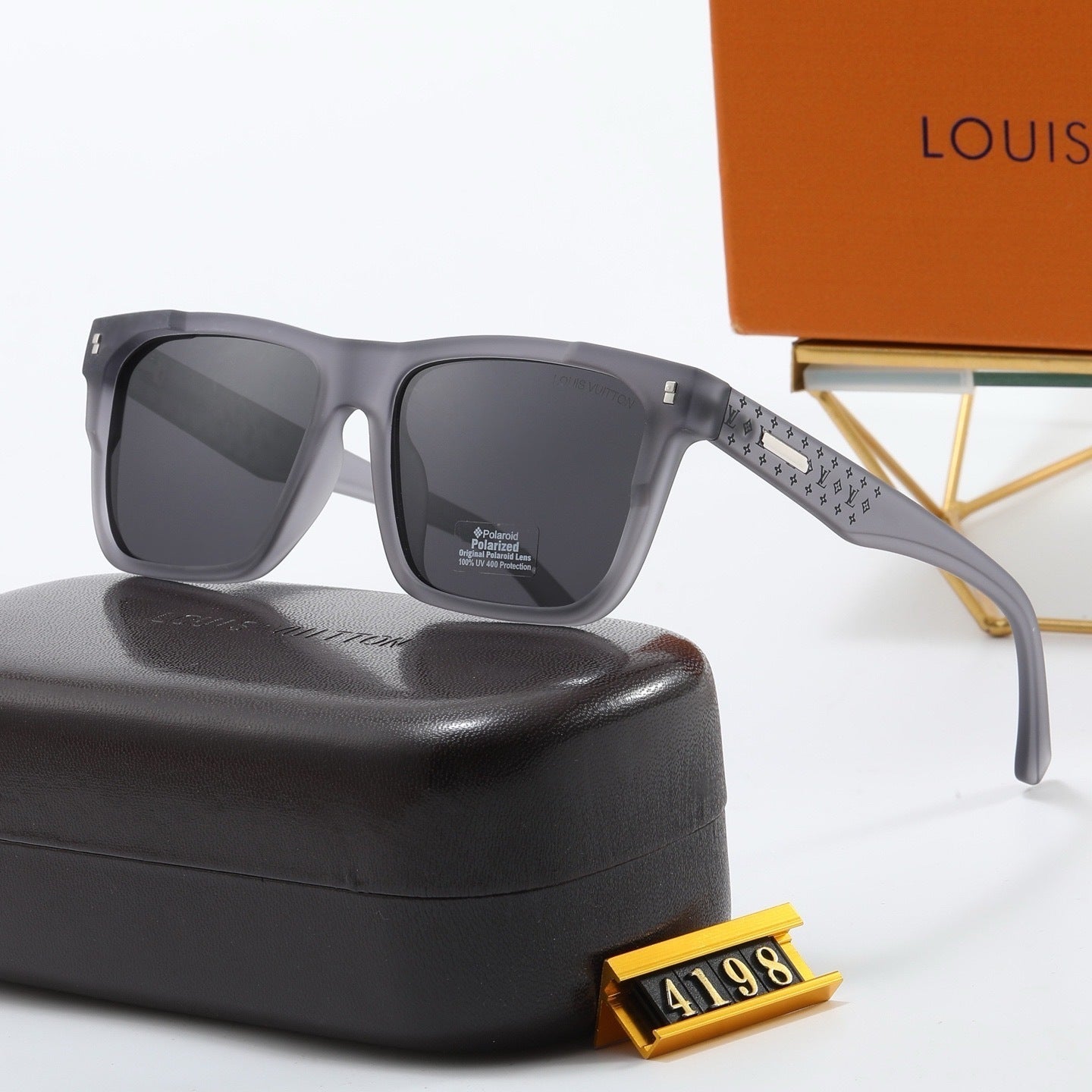 Temple Printed Square Sunglasses