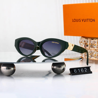 Cat Eye Sunglasses with Metal Side Detail  6162