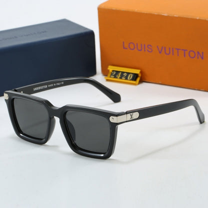 Urban Box Oversized Sunglasses with Metal Detail (Model 2420)