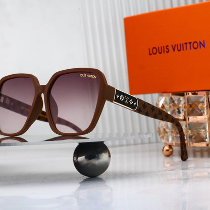 Monogram Temples Oversized Sunglasses 4054