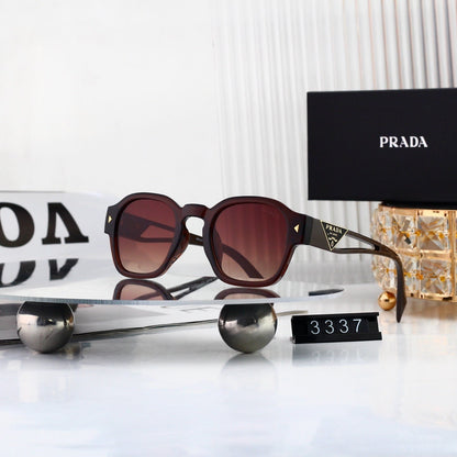 Polarized Sunglasses Personality Rivet Small Round Frame Sunglasses  3337