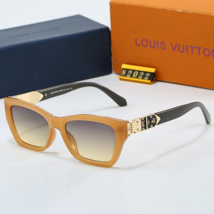 Metal Plaque Cat-Eye Sunglasses
