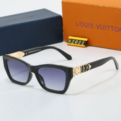Metal Plaque Cat-Eye Sunglasses