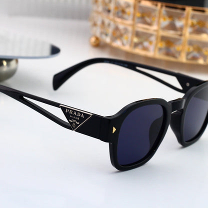 Polarized Sunglasses Personality Rivet Small Round Frame Sunglasses  3337