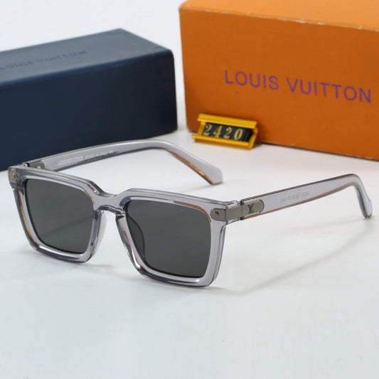 Urban Box Oversized Sunglasses with Metal Detail (Model 2420)