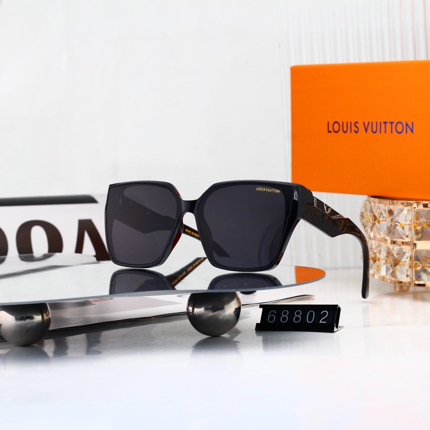 Oversized Polygonal Fashion Sunglasses 68802