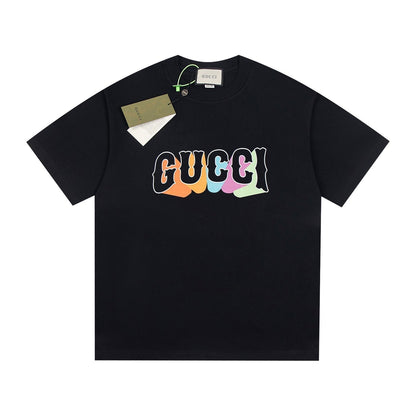 Rainbow Lettering Print T-shirt
