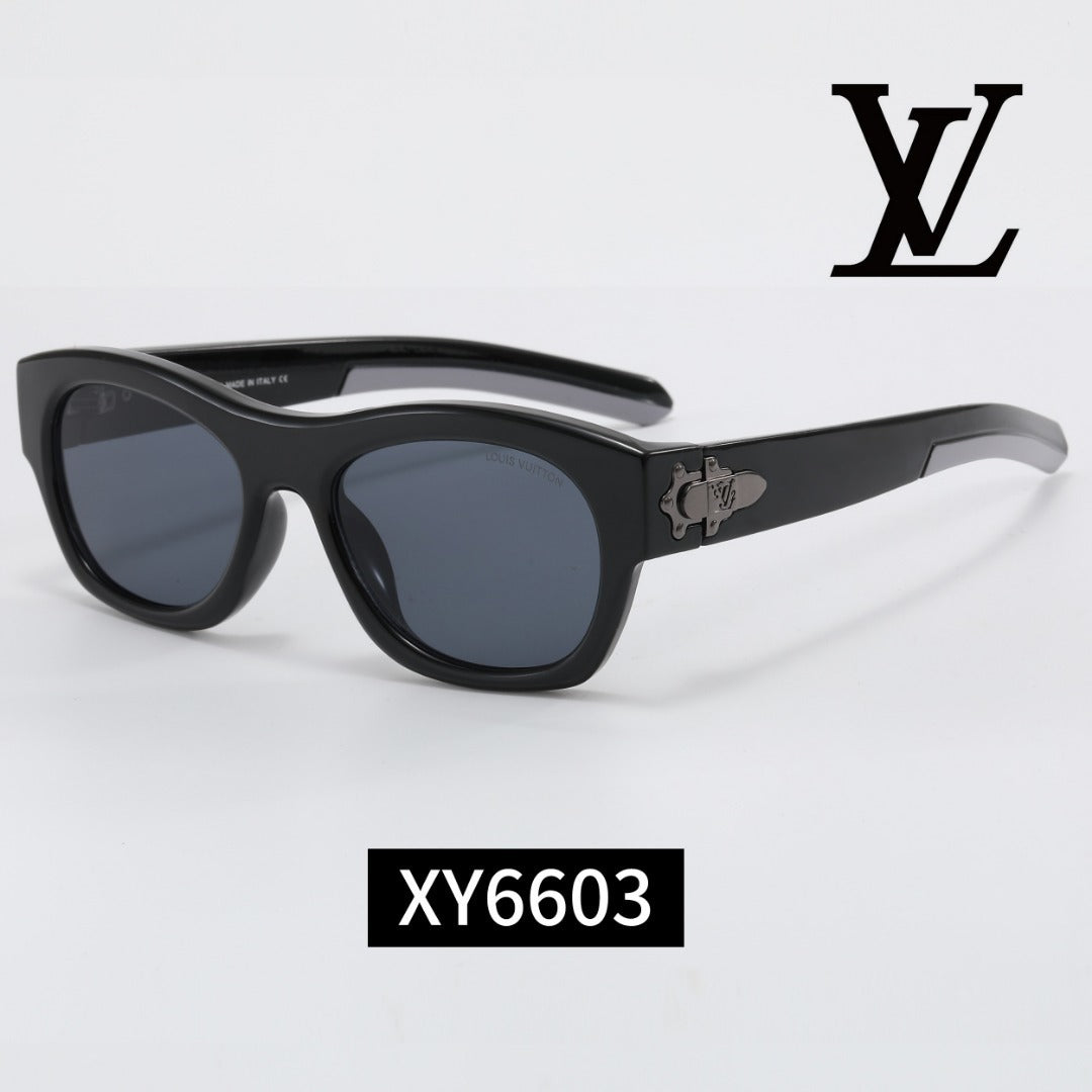 Thick Frame Cat-Eye Sunglasses with Metal Decoration XY6603