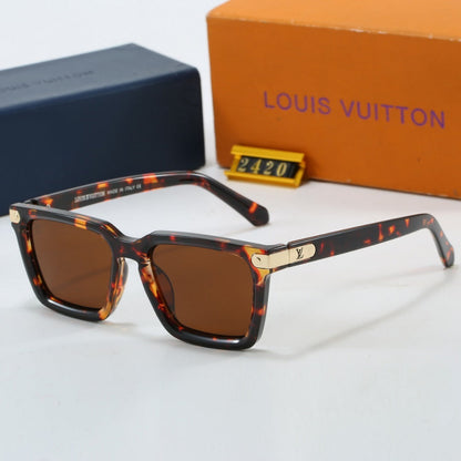 Urban Box Oversized Sunglasses with Metal Detail (Model 2420)