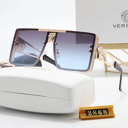2026 New Fashion Oversized Metal Square HD Sunglasses