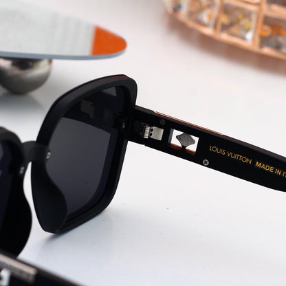 Metal Logo Oversized Sunglasses 0921