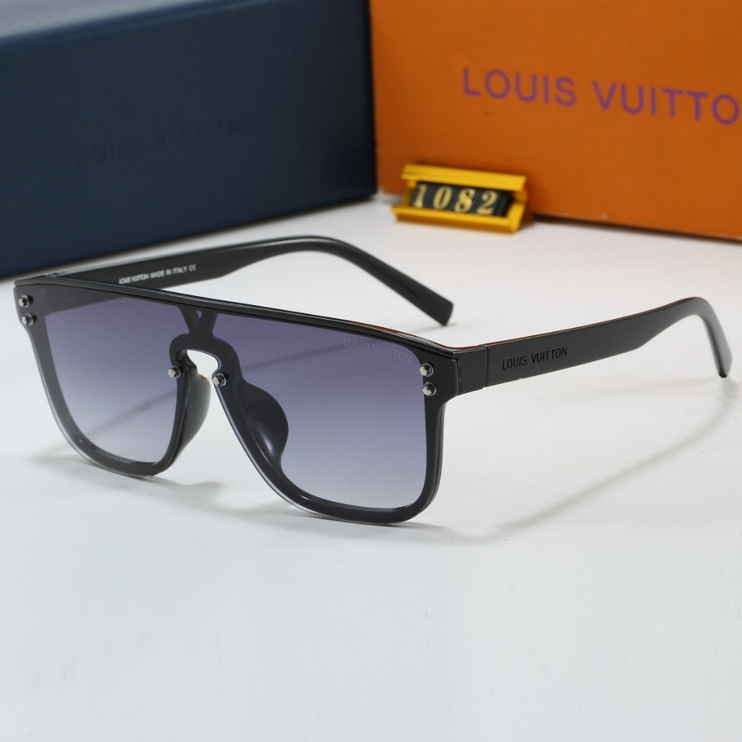 Riveted Printed Oversized Sunglasses