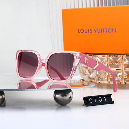 V-Logo Oversized Sunglasses (Model 0701)