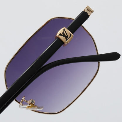 Metal Polygonal Frame Sunglasses SH313