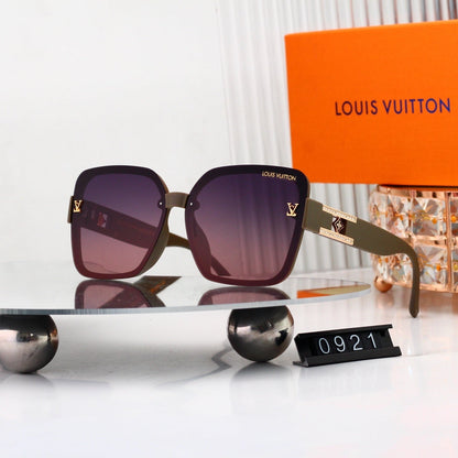 Metal Logo Oversized Sunglasses 0921
